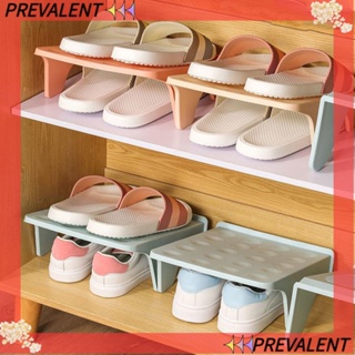 Preva ชั้นวางรองเท้า พลาสติก PP สีชมพู สีเขียว ประหยัดพื้นที่ ทนทาน สําหรับครัวเรือน