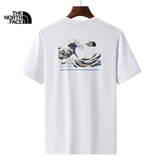 The North Face Cotton เสื้อยืดแขนสั้นผู้ชาย Back Wave T-Shirt