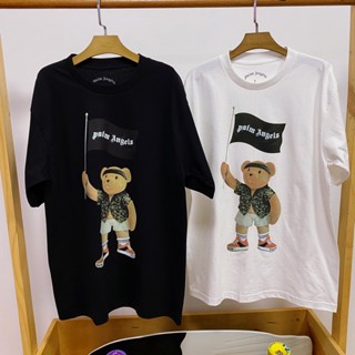 เสื้อยืดแขนสั้น Palm Angels หมีธง