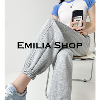 EMILIA SHOP  กางเกงขายาว กางเกงขายาวผู้หญิง สไตล์เกาหลี  ทันสมัย High quality สวย Korean Style A93L4RS 36Z230909