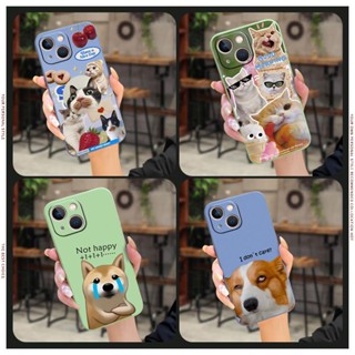 soft shell Anti-fall Phone Case For iphone 13 Mini Camera all inclusive Liquid silicone shell Back Cover Cartoon