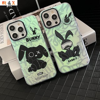 เคสโทรศัพท์มือถือ กันกระแทก ลายกระต่าย ไล่โทนสี สําหรับ Infinix Hot 30i Hot 20s Hot 11 Play Hot 10 Play Hot9 Hot 10 Lite Smart 7 Smart 6 Smart 5 HD Plus R&amp;X