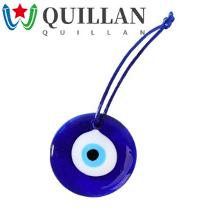 Quillan ชาร์มเครื่องราง รูปดวงตาชั่วร้าย สีฟ้า สําหรับตกแต่งบ้าน รถยนต์ ออฟฟิศ 1 ชิ้น