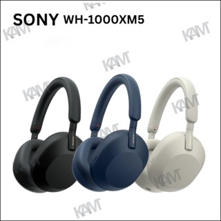 Kam SONY WH-1000XM5 หูฟังบลูทูธไร้สาย ตัดเสียงรบกวน หูฟังสเตอริโอ หูฟังเกมกีฬา หูฟังแบตเตอรี่ ใช้งานได้นาน