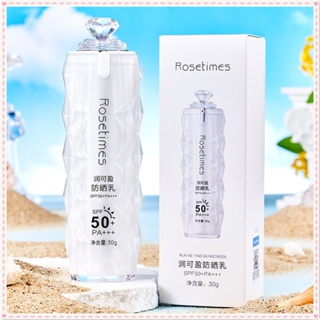 Rosetimes Spf50+ Runkeying Sunscreen Lotion ลดการถูกแดดเผา Whitening Moisturizing Oil Control Isolation Sweatproof Face Care 30g JOYFEEL