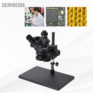 Gemini308 หัวกล้องจุลทรรศน์ Trinocular Head 3.5-100X Bifocal Continuous Zoom Stereo Microscope