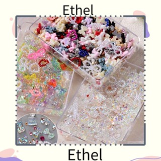 Ethel1 อุปกรณ์ตกแต่งเล็บ ลายการ์ตูนผีเสื้อ