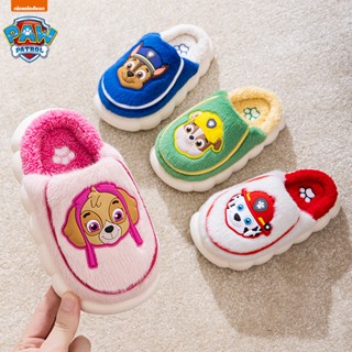 paw patrol รองเท้าแตะ ผ้าฝ้าย กันลื่น ลายการ์ตูนทีม ให้ความอบอุ่น เหมาะกับฤดูใบไม้ร่วง และฤดูหนาว สําหรับเด็ก