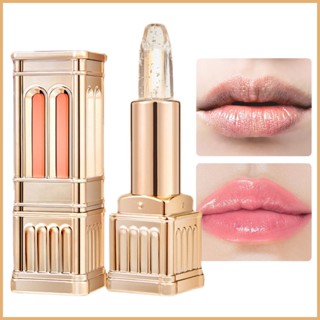 Ph ลิปสติก เปลี่ยนสี ติดทนนาน ลิปกลอส ปราสาทแต่งหน้า ลิปเคส ฟอยล์ใส สีทอง ทินท์ ลิปบาล์ม สําหรับ joltth