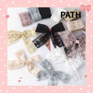 Path ริบบิ้นลูกไม้ งานฝีมือ DIY สําหรับตกแต่ง