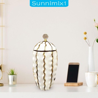 [Sunnimix1] แจกันกระปุกเซรามิค ลายดอกไม้ ขิง สําหรับตกแต่งบ้าน ออฟฟิศ ห้องนอน งานแต่งงาน ปาร์ตี้