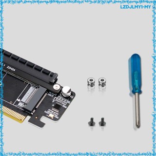 [LzdjlmybeMY] อะแดปเตอร์การ์ดต่อขยาย PCIe 4.0 x16 เป็นการ์ดขยาย 4x PH43 ปลั๊กแอนด์เพลย์ โลหะ มั่นคง M.2