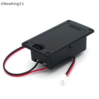 Unewking กล่องเคส 9V พร้อมสายไฟ สําหรับกีตาร์ เบส อูคูเลเล่