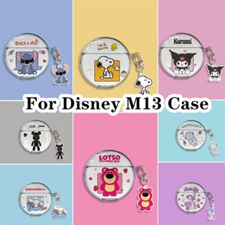 【Case Home】เคสหูฟังนิ่ม แบบใส ลายการ์ตูนดิสนีย์น่ารัก สําหรับ Disney M13 M13