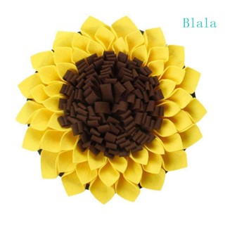 Blala เสื่อให้อาหารสัตว์เลี้ยง รูปดอกทานตะวัน สําหรับสุนัข กระต่าย