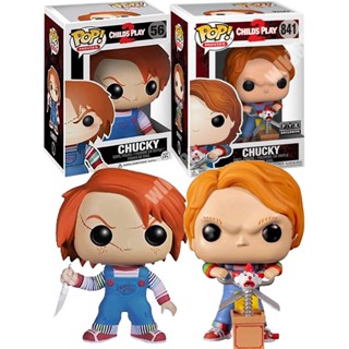 Funko POP โมเดลฟิกเกอร์ภาพยนตร์สยองขวัญ Chucky 56 841 สําหรับตกแต่งห้องเด็ก