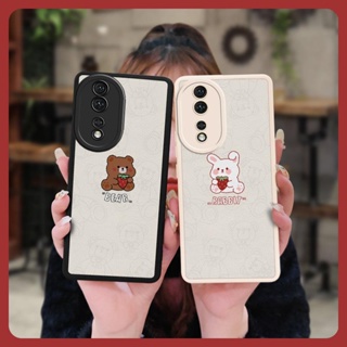 funny youth Phone Case For Huawei Honor80 5G Waterproof Cartoon soft shell Silica gel texture creative simple Back Cover