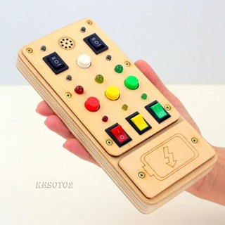 [Kesoto2] ของเล่นบอร์ด Montessori Busy Board Sensory สําหรับเด็กวัยหัดเดิน