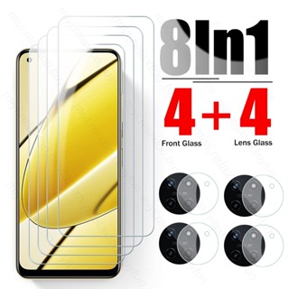 8In1 Realmi 11 4G Tempered Glass Screen Protector Cover For Realme11 Realme 11 4G 2023 6.4" Realme 11 5G Camera Lens Protective Glass Films