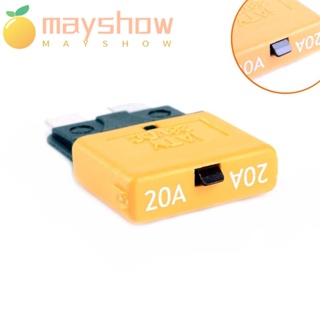 Mayshow อะแดปเตอร์ฟิวส์เบรกเกอร์ รีเซ็ตอัตโนมัติ รีเซ็ตได้ อุปกรณ์เสริม สําหรับรถยนต์ รถบรรทุก เรือ