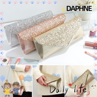 Daphne กระเป๋าคลัทช์ ประดับชิมเมอร์ เหมาะกับของขวัญปาร์ตี้ สําหรับผู้หญิง