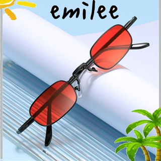 Emilee แว่นกันแดด ทรงสี่เหลี่ยมผืนผ้า ขนาดเล็ก สีแคนดี้ สําหรับผู้หญิง เดินทาง