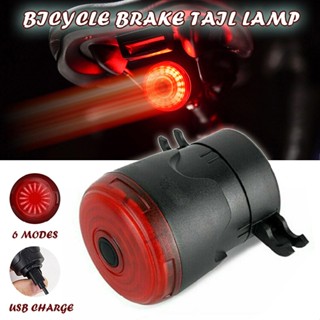 Bicycle Cycling Led Flashlight Smart Brake Sensor Bike Rear Light Lamp Lantern