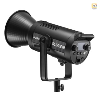 Godox SL150IIIBi ไฟสตูดิโอ LED 160W พลังงานสูง 2800K-6500K หรี่แสงได้ 9 FX CRI96 TLCI97 เมาท์โบเวน APP รีโมตคอนโทรล สําหรับบ้าน สตูดิโอ Li