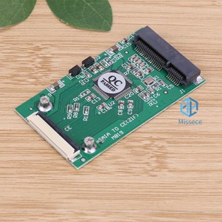 การ์ดแปลง Mini SATA mSATA PCI-E IPOD SSD เป็น 40pin 1.8 นิ้ว ZIF CE รองรับ DOS Win98 SE Server 2003 Vista MAC OS Linux [Missece.th]