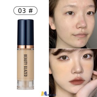 Beauty Glazed 6ml Liquid Foundation Soft Matte Concealer 6 สี Primer Base Professional Face Make Up Foundation Contour Palette คอนซีลเลอร์ MOLISA MOLISA