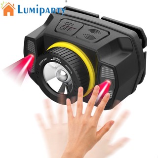 Lumiparty ไฟฉายสวมศีรษะ LED อัจฉริยะ ซูมได้ แบบหมุนได้