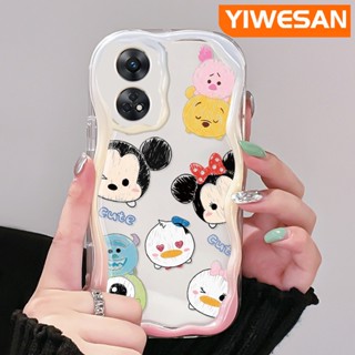 เคสโทรศัพท์มือถือ แบบใส กันกระแทก ลายการ์ตูนมิกกี้ มินนี่เมาส์น่ารัก สีสันสดใส สําหรับ OPPO Reno 8T 5G Reno8 T A1 Pro Reno 8 5G Reno 8 Pro 5G