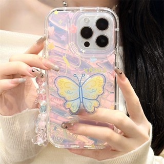 [พร้อมส่ง] เคสป้องกันโทรศัพท์มือถือ พร้อมสายคล้องมือ สําหรับ Apple iPhone 15 14 13 12 11 PROMAX XS XR XSMAX SE2020 6 7 8PLUS MINI