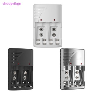 Vhdd AA AAA ที่ชาร์จอัจฉริยะ หน้าจอ LED 1.2V 9V ปลั๊ก US