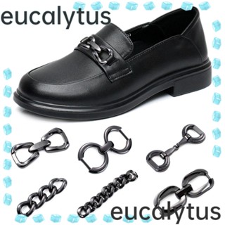 Eucalytus1 หัวเข็มขัดโลหะ สําหรับตกแต่งเสื้อผ้า รองเท้า