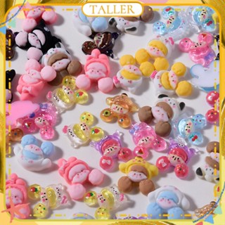 ✧Ready Stcok 10pcs Nail Art Sanrio Series Jewelry Kulomi Cinnamon Dog Cute Three-dimensional Resin Nail Accessories Manicure Tool For Nail Shop TALLER