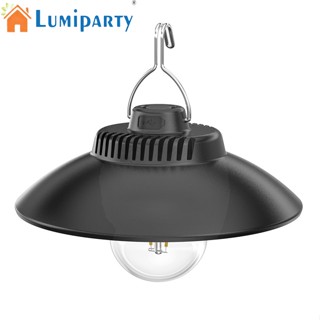 Lumiparty ไฟเต็นท์ Led 1200 Ma แบตเตอรี่ในตัว 100-200 Lumens Typec พร้อมตะขอ สําหรับตั้งแคมป์