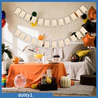 [Dolity1] ป้ายไม้เปล่า พร้อมรู แฮนด์เมด สําหรับแขวนตกแต่งปาร์ตี้วันเกิด 24 ชิ้น