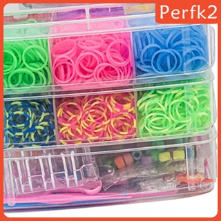 [Perfk2] ชุดสายนาฬิกาข้อมือยาง จี้ลูกปัด สําหรับเด็กผู้หญิง