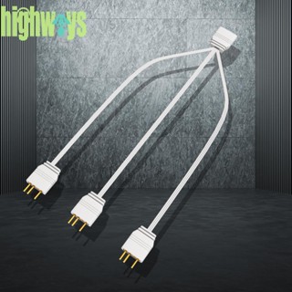 Argb อะแดปเตอร์เชื่อมต่อสายเคเบิล 5V 3PIN 33.5 ซม. สําหรับคอมพิวเตอร์ แชสซี [highways.th]