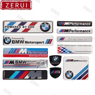 Zr สติกเกอร์โลหะ ลายตราสัญลักษณ์ ป้องกันรอยขีดข่วน สําหรับ BMW M Power M6 M8 E46 E60 E39 E90 E30 F10