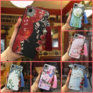 Dirt-resistant bell Phone Case For Nokia C110 4G Durable Soft case Anti-knock Back Cover TPU Chinese Style Shockproof