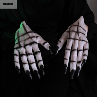 【DREAMLIFE】Cosplay as a Werewolf with These Scary Halloween Wolf Gloves Claw Hand Paw Props