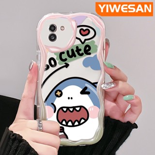 เคสโทรศัพท์มือถือ ซิลิกาใส แบบนิ่ม ลายฉลามน่ารัก กันกระแทก สําหรับ Samsung A03 Core A03s A02 M02 A02s M02s F02s