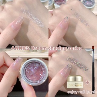 ANNIES สีเจลแฟลช ท็อปแฟลช โฮโลแกรม แบบทาทับได้ทุกสี Dream Chasing Series สีเจล สีแฟลช สีทาเล็บเจล nuuo