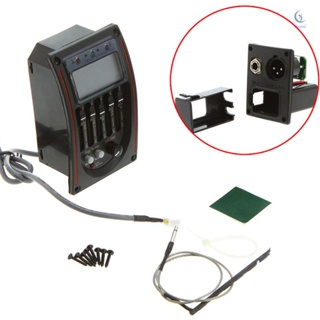 อีควอไลเซอร์ หน้าจอ LCD สําหรับกีตาร์อะคูสติก 5-Band EQ