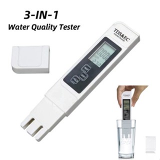 Portable Ph Meter For Water Digital Lcd Water Purity Tds Ec Meter Baja Ab Ph Tester Aquarium Water Test Kit Temperature