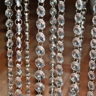 1 เมตร DIY โคมไฟระย้า แบ่งโคมไฟ แขวน เครื่องประดับ อะคริลิค …