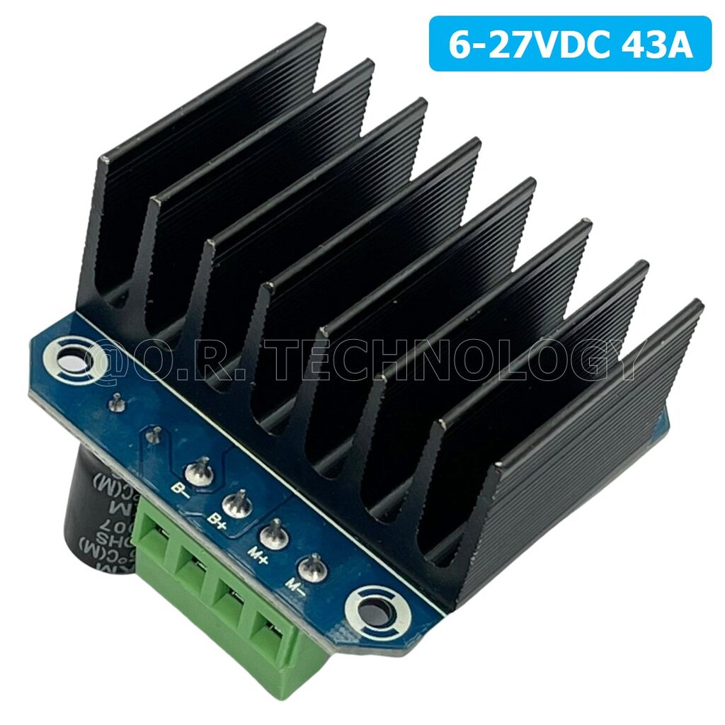 (1ชิ้น) NA105 โมดูลขับมอเตอร์ 6-27VDC 43A High Power Motor Driver BTS7960 ไดร์ฟมอเตอร์ กระแสสูง รูปที่ 6