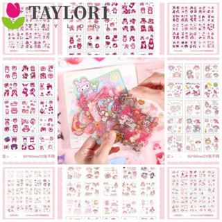 Taylor1 สติกเกอร์ PVC ลายการ์ตูนกราฟฟิตี้ หมี สตรอเบอร์รี่ กันน้ํา สําหรับตกแต่งสเก็ตบอร์ด